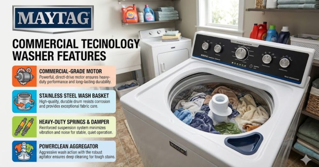 maytag commercial technology washer