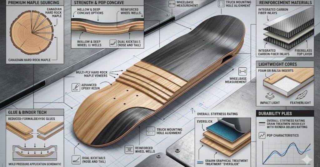 skateboard deck technology