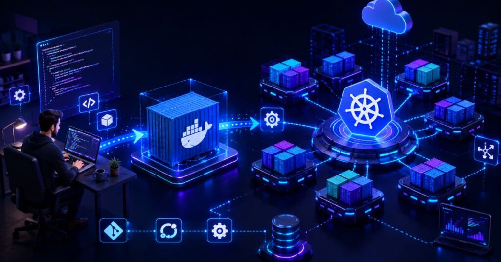 docker kubernetes explained simply
