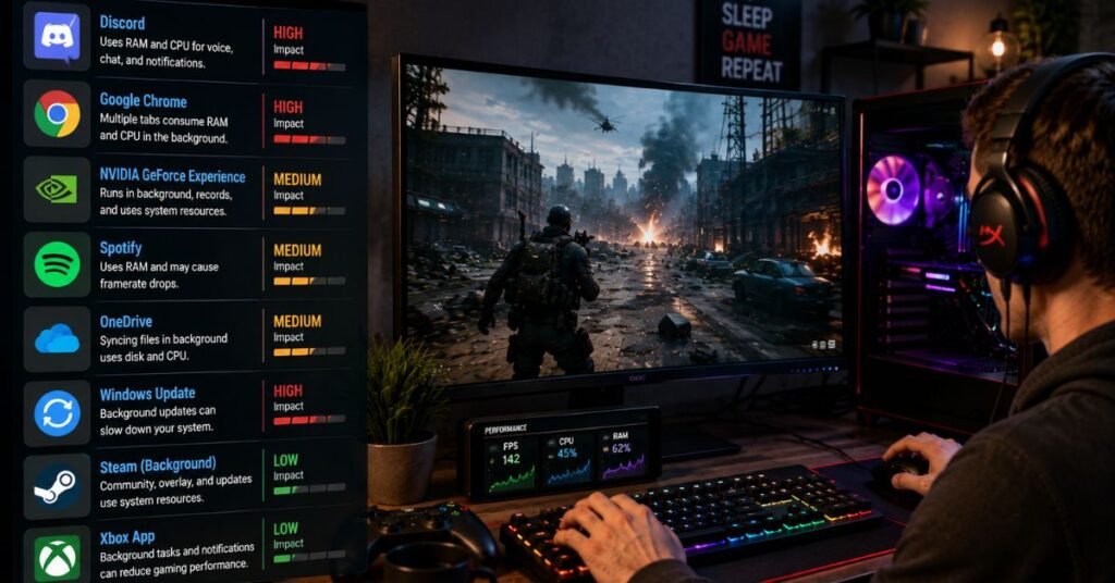 How Background Apps Reduce FPS