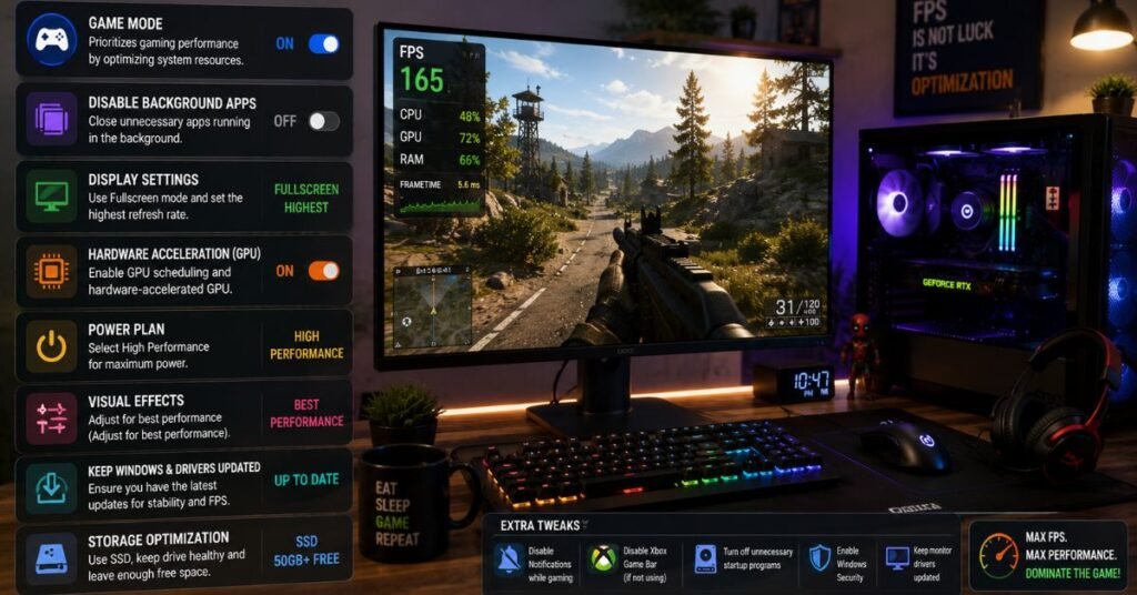 How Background Apps Reduce FPS