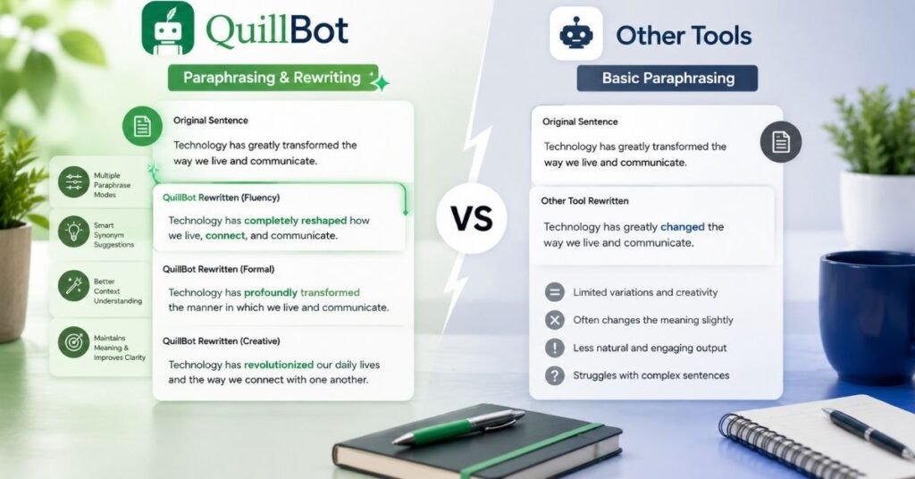Grammarly vs QuillBot AI