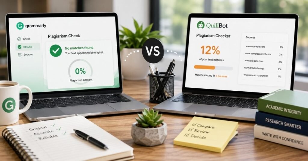 Grammarly vs QuillBot AI