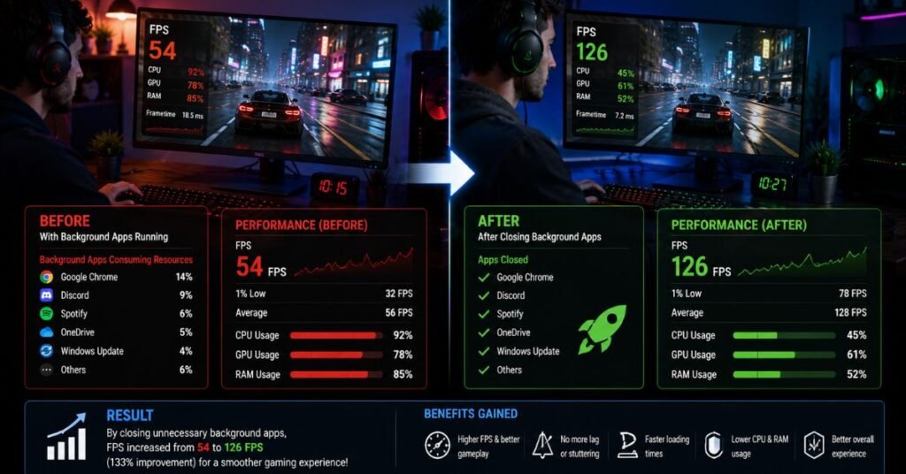 How Background Apps Reduce FPS