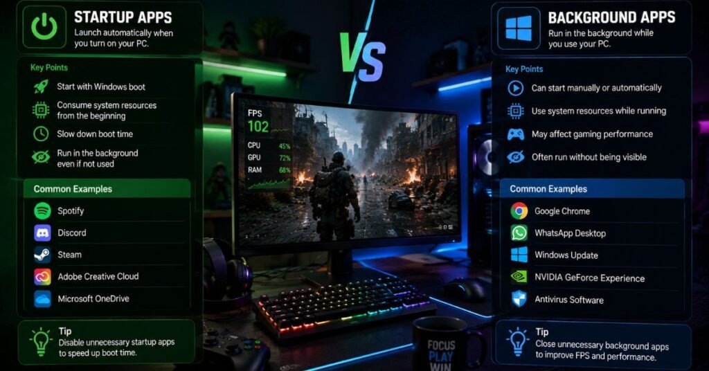 How Background Apps Reduce FPS