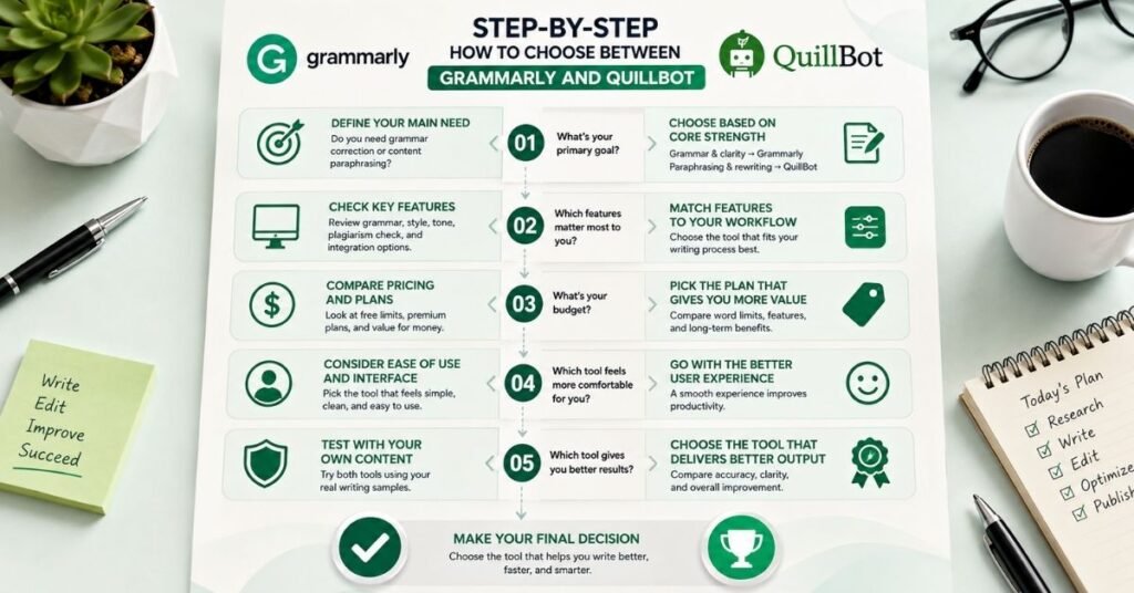 Grammarly vs QuillBot AI
