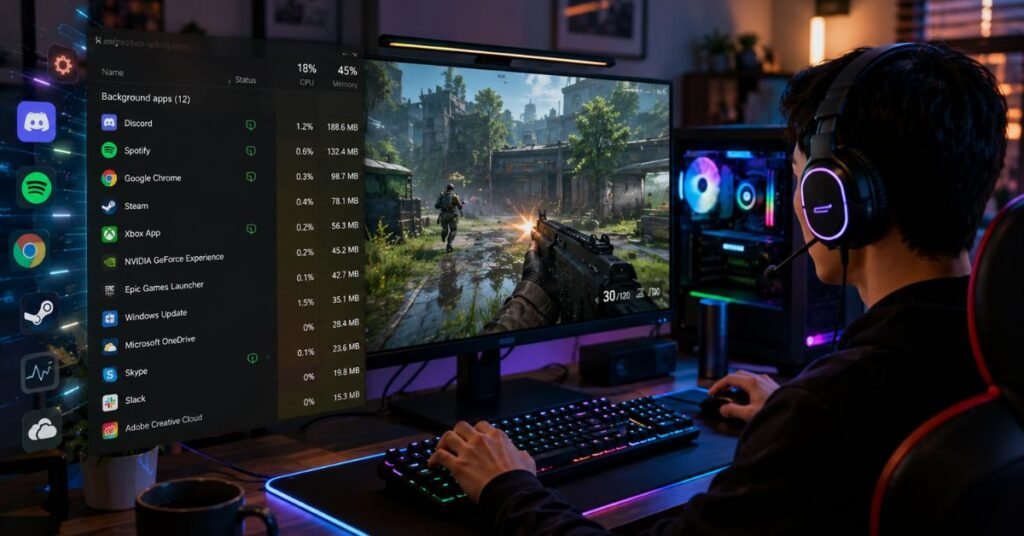 How Background Apps Reduce FPS
