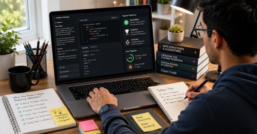 coding practice websites free