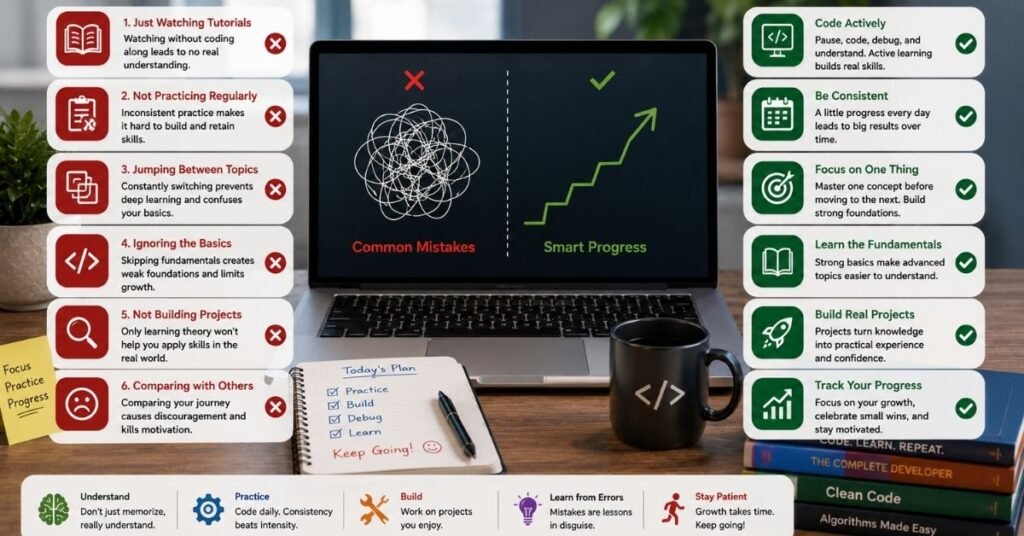 programming mistakes beginners make