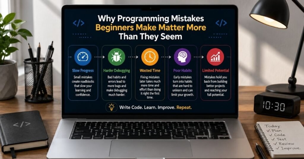 programming mistakes beginners make